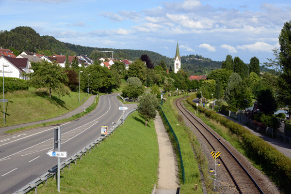 Pedestinan/Cyclist Bridge over the tracks and Bundesstrae, Sipplingen