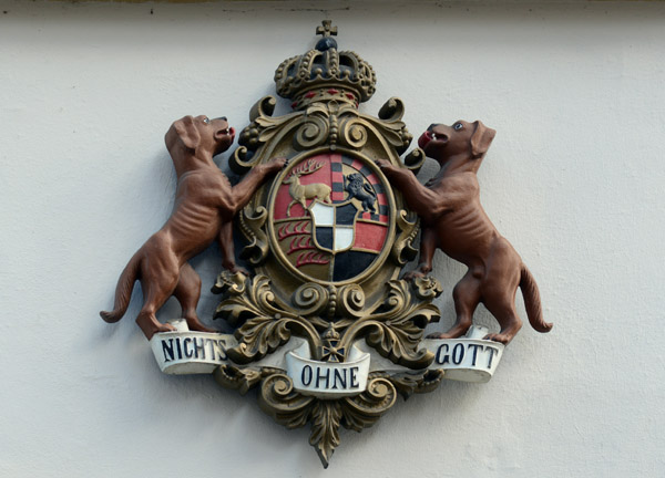 Coat-of-Arms of the Hohenzollern-Sigmaringen Family Nichts Ohne Gott