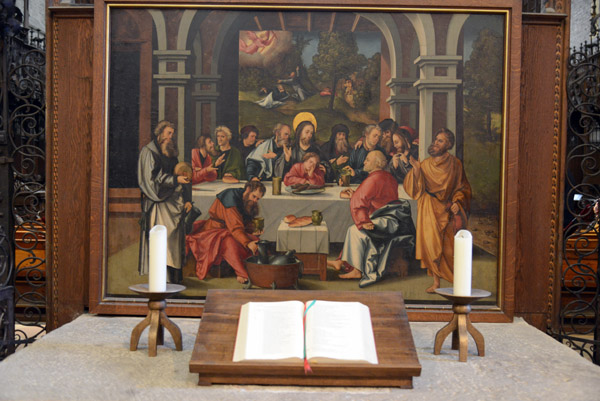 Kreuzaltar, Abendmahl von Hans Schufelein, 1515, Ulmer Mnster