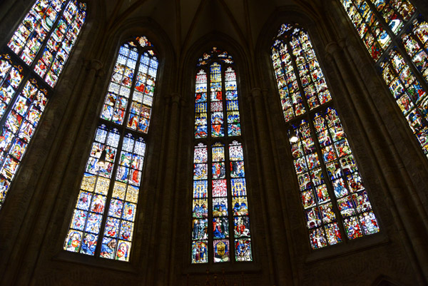 Stained Glass - Choir Windows, 14th-15th C., Ulm Minster