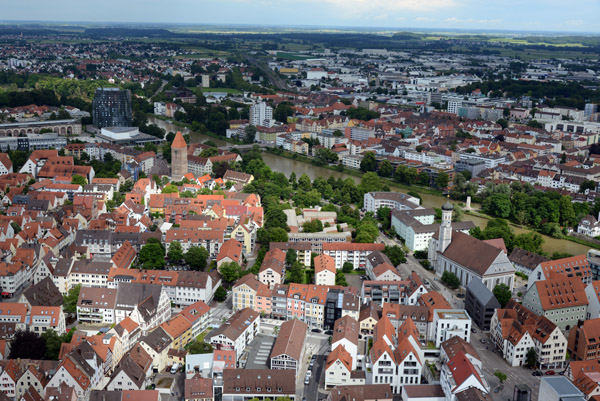 View of Ulm looking to the east-southeast