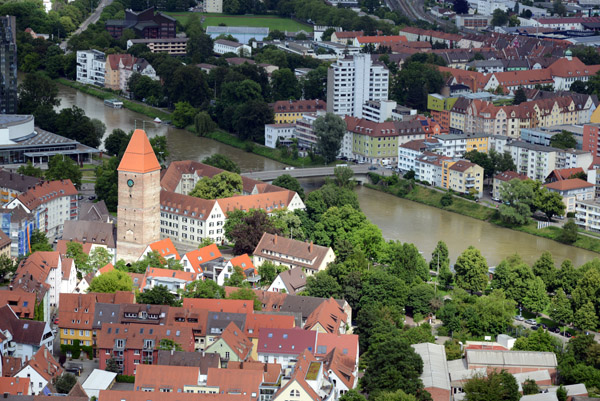 Gnsturm - Goose Tower and the Danube from Ulm Minster