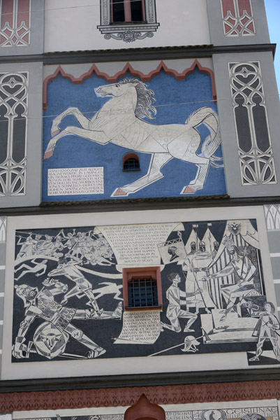 Details on the Schimmelturm, Lauingen