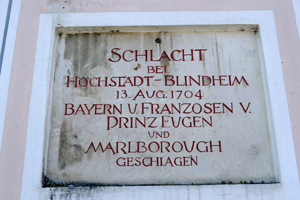 Tablet - Battle of Blindheim, 1704 - War of Spanish Succession, Bavaria and France vs Austria and England