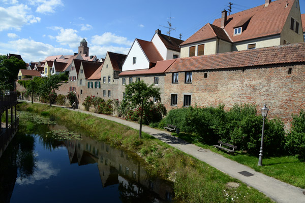Crossing from Reid Island into Donauwörth's old city