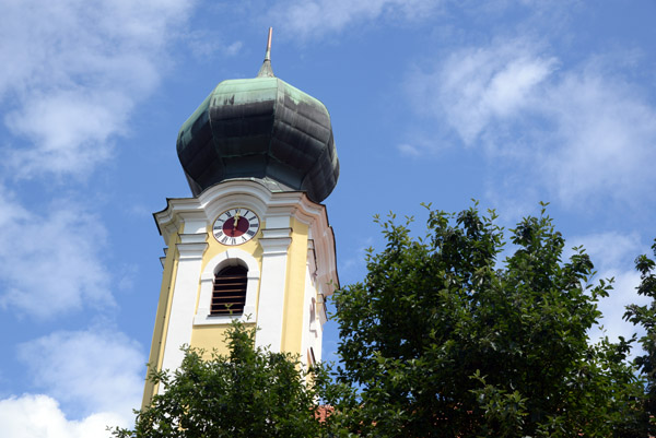 Typical Bavarian onion-dome church