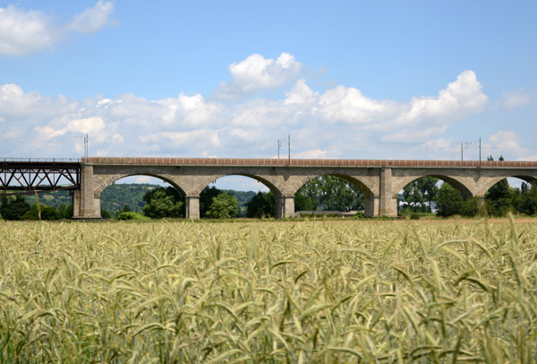 Mariaorter Eisenbahnbrcke - Railway Bridge over the Danube