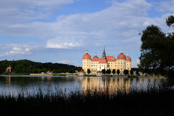 Schlo Moritzburg from the west in the late afternoon