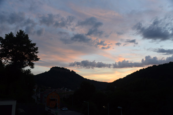 Sunset over Festung Königstein