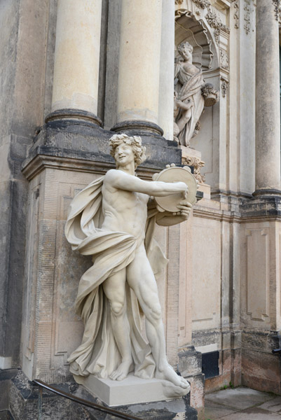 Tambourine Player, Dresdner Zwinger