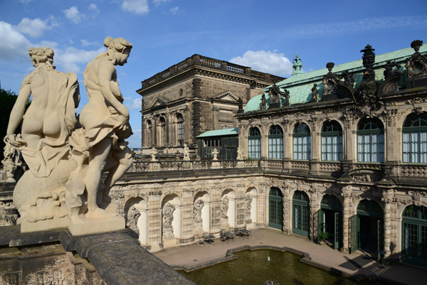 Dresdner Zwinger, Nymphenbad, Franzsischer Pavillon 