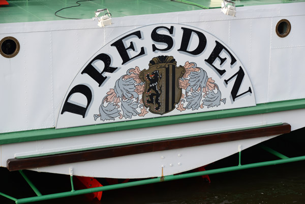 Schsische Dampfschiffahrt side-wheel paddle steamer Dresden