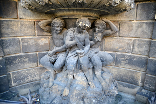 Detail of the Pan Fountain of the Dresdner Zwinger, Sophienstrae