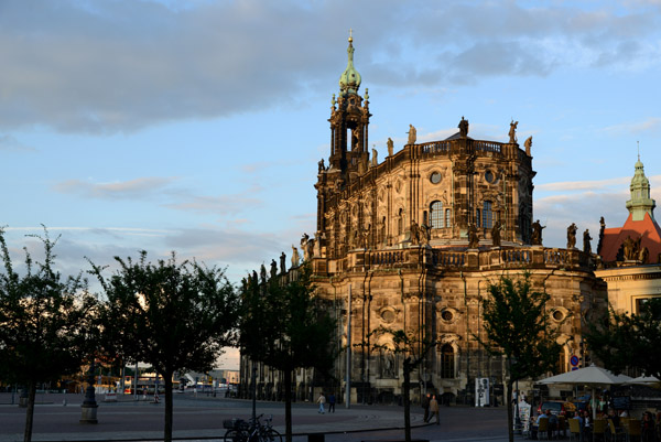 Hofkirche, Theaterplatz, Dresden
