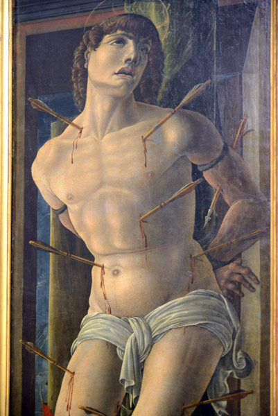 St. Sebastian, ca 1480, Lorenzo Costa