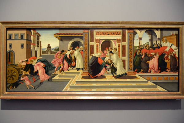 Episode from the Life of St. Zenobius, ca 1500, Sandro Botticelli