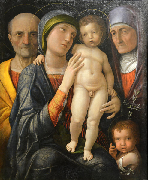 The Holy Family, ca 1495-1500, Andrea Mantegna