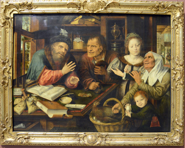 As the Tax Collector's, 1539, Workshop of Jan Massijs