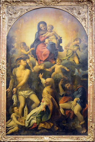 The Madonna of St. Sebastian, ca 1524, Correggio