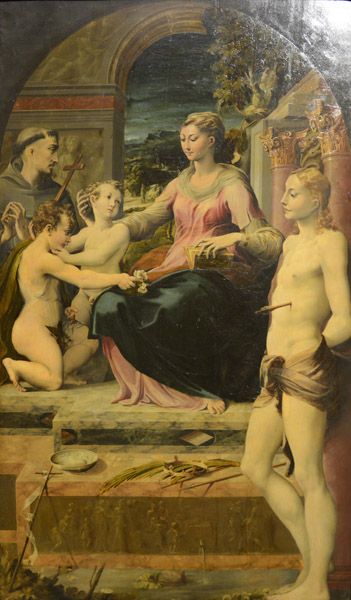 The Virgin and Child with Saints, ca 1532-33, Girolamo Mazzola