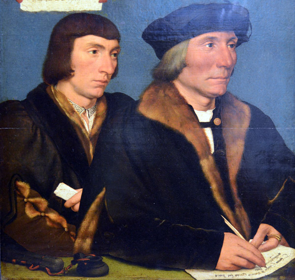 Thomas Godsalve and his son Sir John, 1529, Hans Holbein the Younger