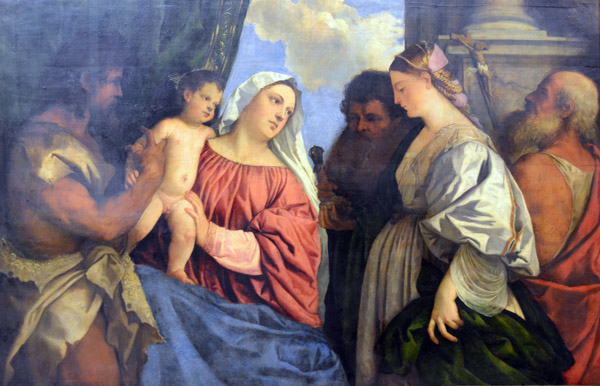 The Virgin and Child with Four Saints, ca 1516-20, Titian (Tizian)