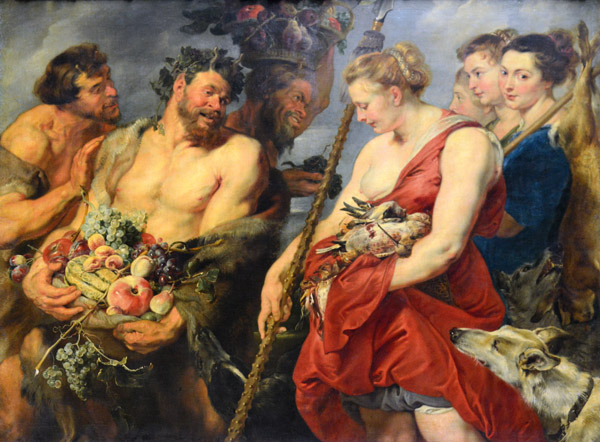 Diana Returning from the Hunt, ca 1616, Peter Paul Rubens