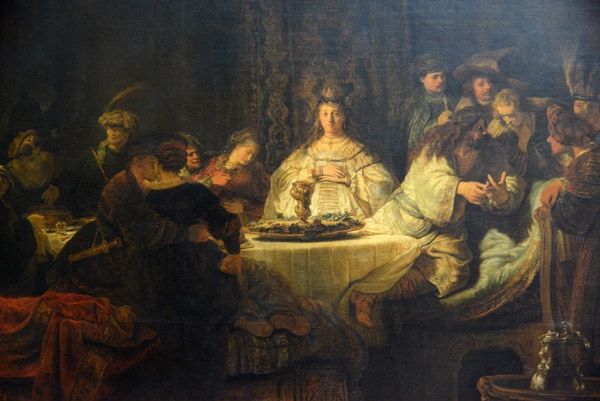 Samson telling the Riddle at the Wedding Feast, 1638, Rembrandt