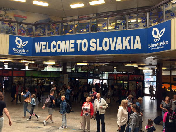 Welcome to Slovakia, Bratislava Railway Station