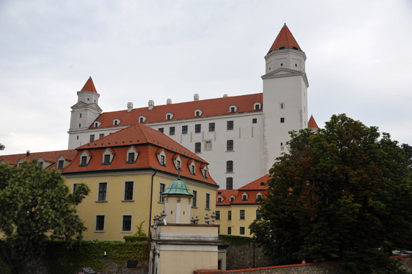 Bratislava Castle from the Parliament of Slovakia