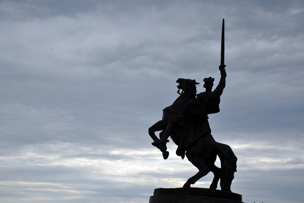 Equestrian statue of Svtopluk the Great (846-894)