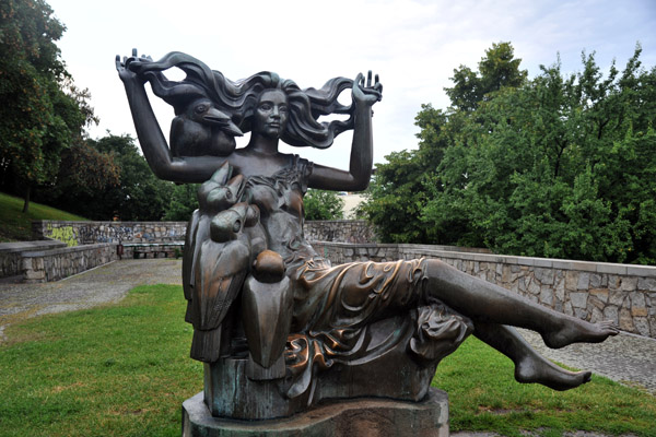 The Witch sculpture, Bratislava