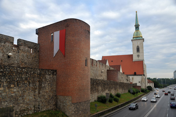 Old City Wall and St. Martin's Cathedral, Bratislava