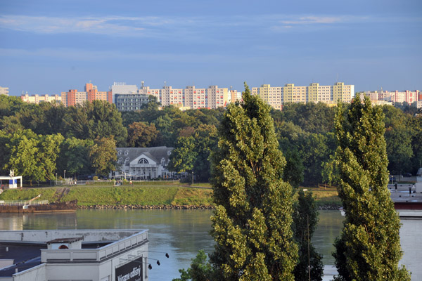Communist-era apartment blocks on the south side of the Danube, Bratislava