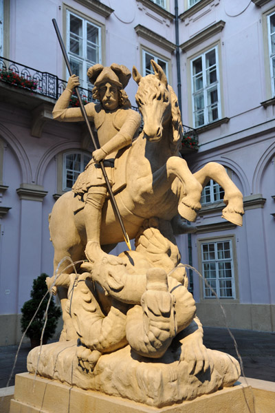 St. George Fountain, Primatial Palace,