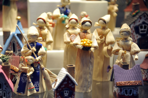 Corn husk dolls, Bratislava, Slovakia