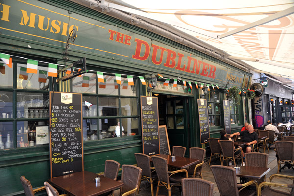 The Dubliner, one of several Irish pubs in the old town, Bratislava