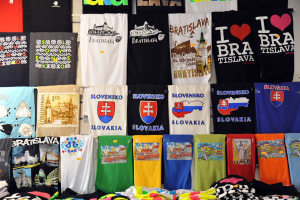 T-Shirt shop, Bratislava, Slovakia
