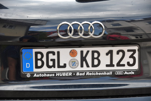 German License Plate - Berchtesgadener Land