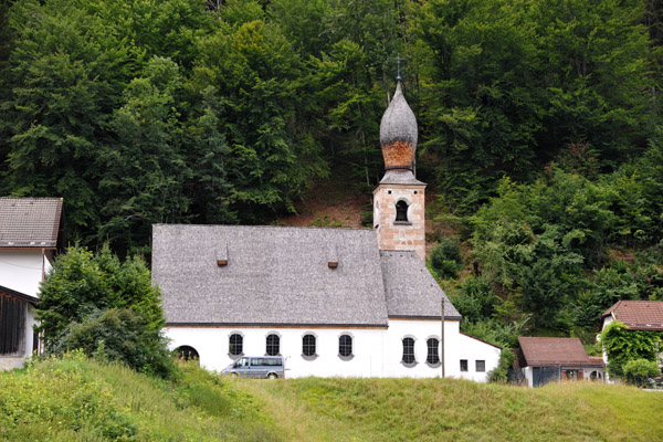 Church at the junction of Bundesstrassen 21 and 305, Berchtesgadener Land