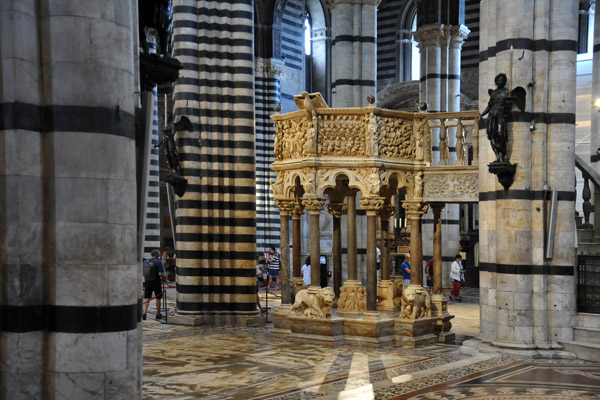 Pulpit of Siena Cathedral, 1265-1228, Nicola Pisano