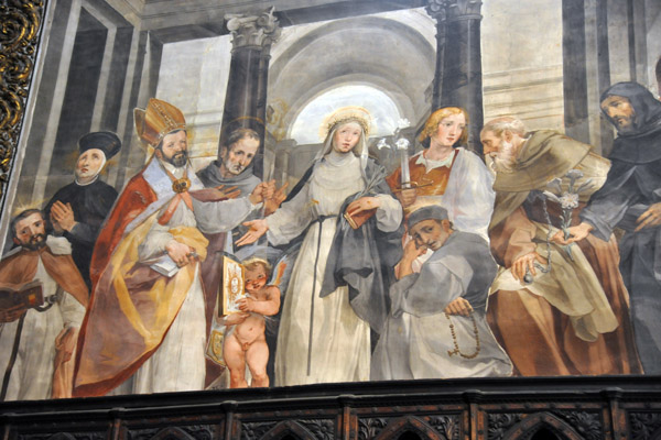 Fresco with St. Catherine of Siena above the Choir, Siena Cathedral