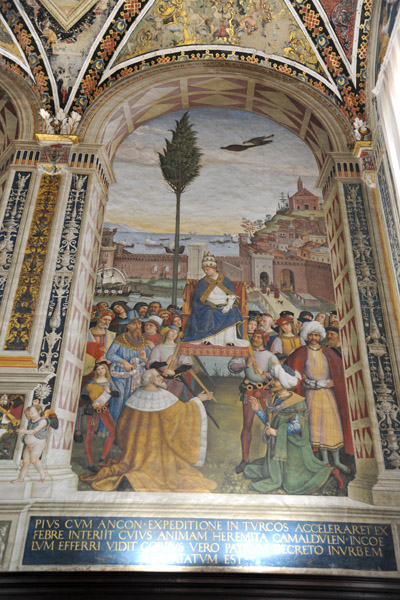 The Canonization of Catherine of Siena by Pope Pius II, Piccolomini Library (9)
