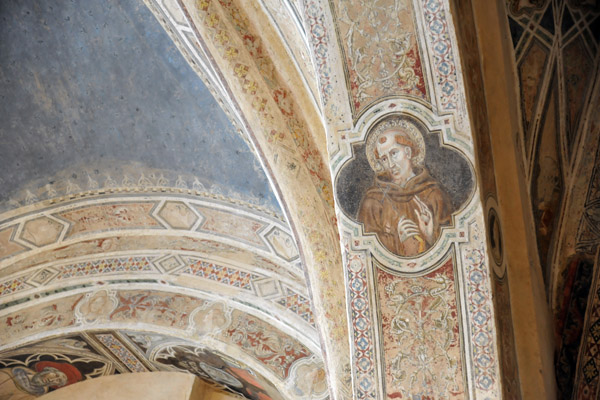 Ceiling detail, Chapel of the Mantle, Santa Maria della Scala