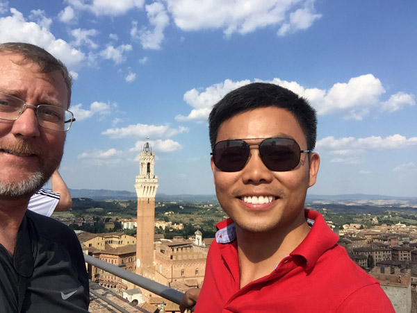 Me and Max in Siena