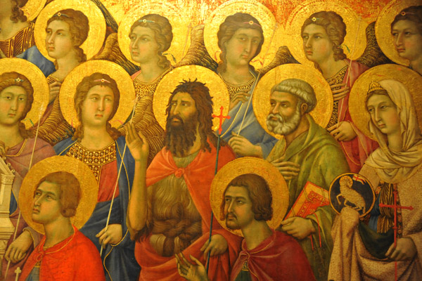 Detail of the Saints, Duccio di Buoninsegna