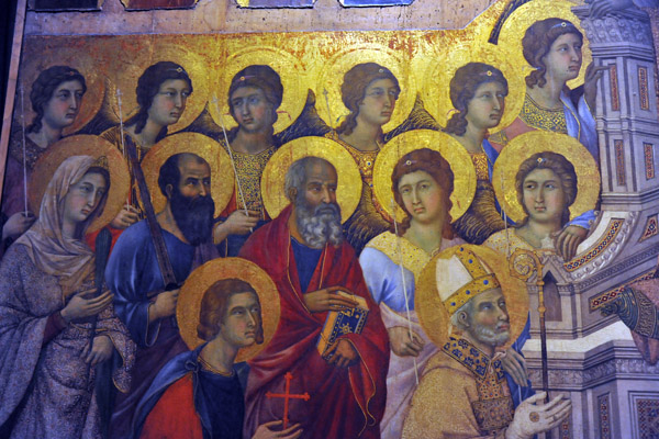 Detail of the Saints, Duccio di Buoninsegna