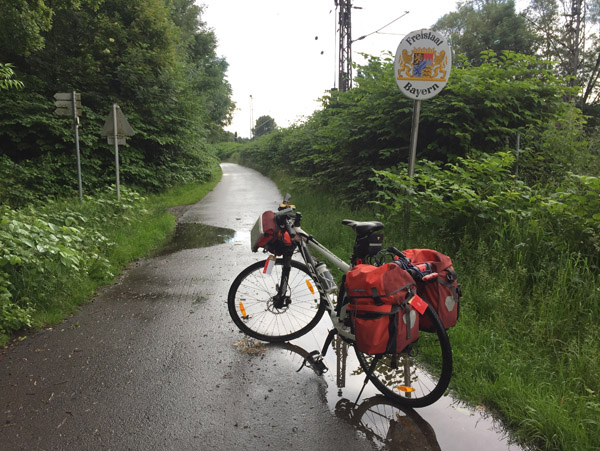 Rain on the Bodensee (Lake Constance) Bike Trail