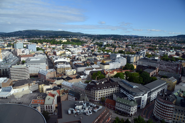View of Oslo from the Radisson Blu