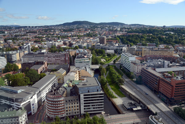View of Oslo from the Radisson Blu